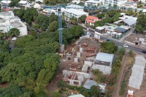 Avancement du chantier en juin 2022